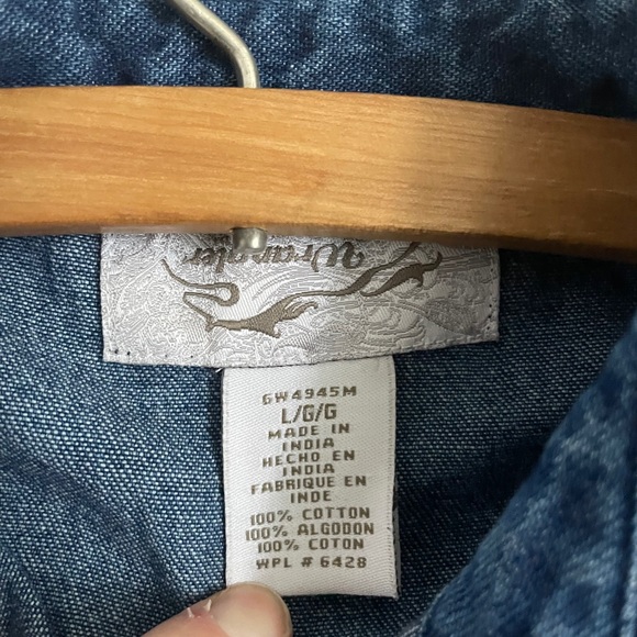 Wrangler pearl snap shirt - Picture 3 of 4